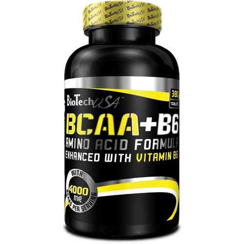 BCAA + B6 340 Tabs Biotech USA