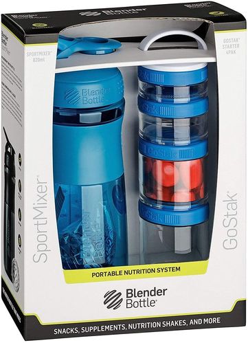 Shaker Sport Mixer + GoStack Combo Blender Bottle